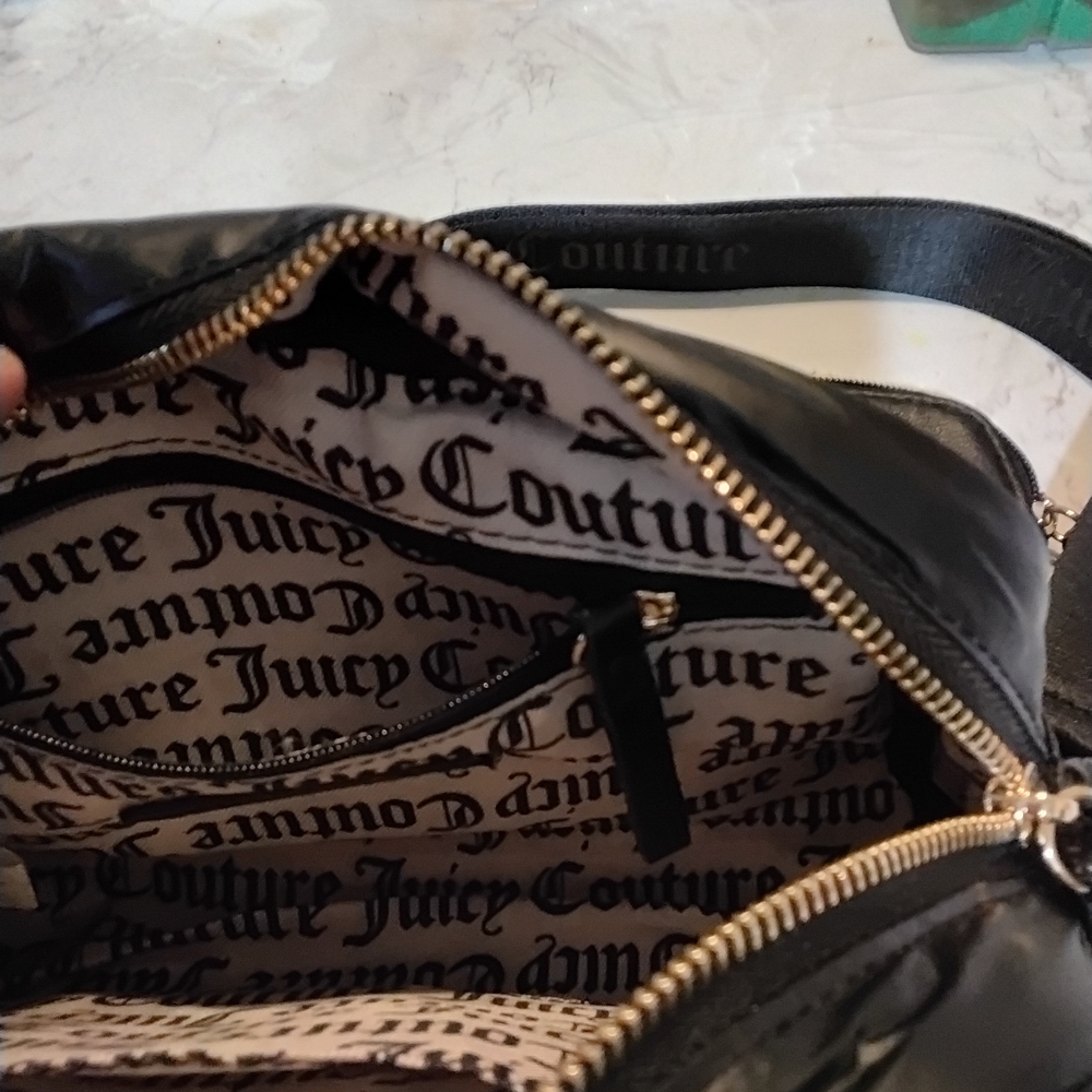 Juicy Couture Black Crossbody Bag Set - Picture 4 of 5